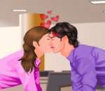 Поцелуи с секретаршей – Secretary kissing